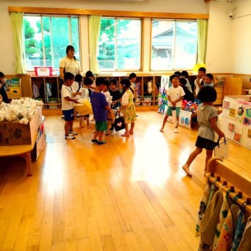 クラスでお客さんを迎える前のプレお店屋さんごっこ！